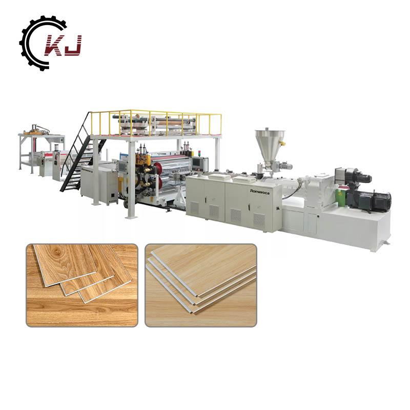 Dây chuyền ép đùn sàn SPC LVT